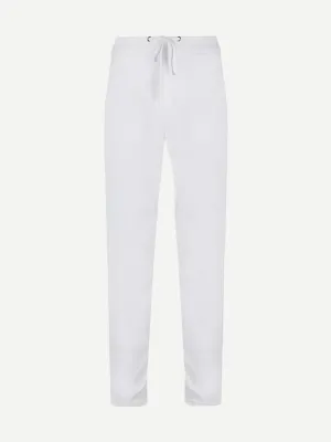 Soft Drape Utility Pant in White