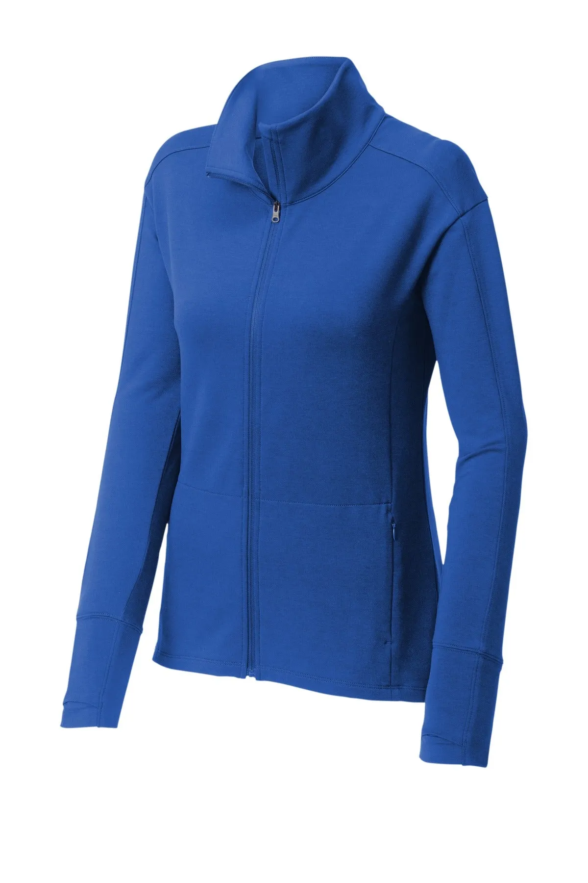 Sport-Tek Ladies Sport-Wick Flex Fleece Full-Zip. LST560