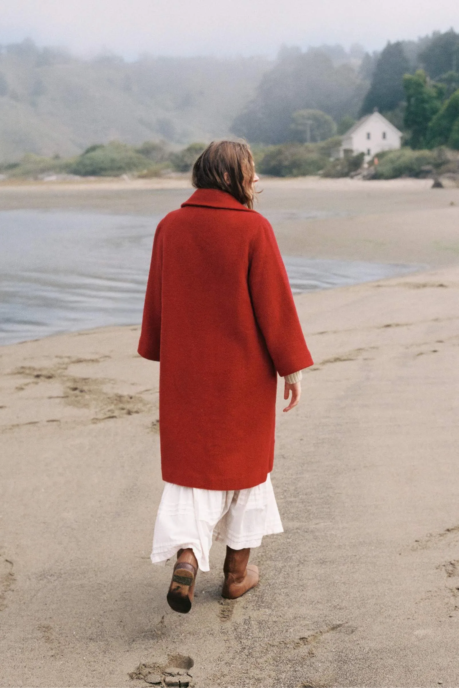 The Eleanor Coat | Crimson