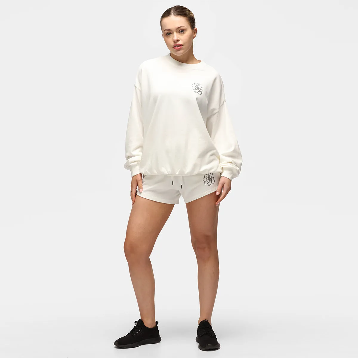 TKB Ivory Terry Oversized Sweatshirt