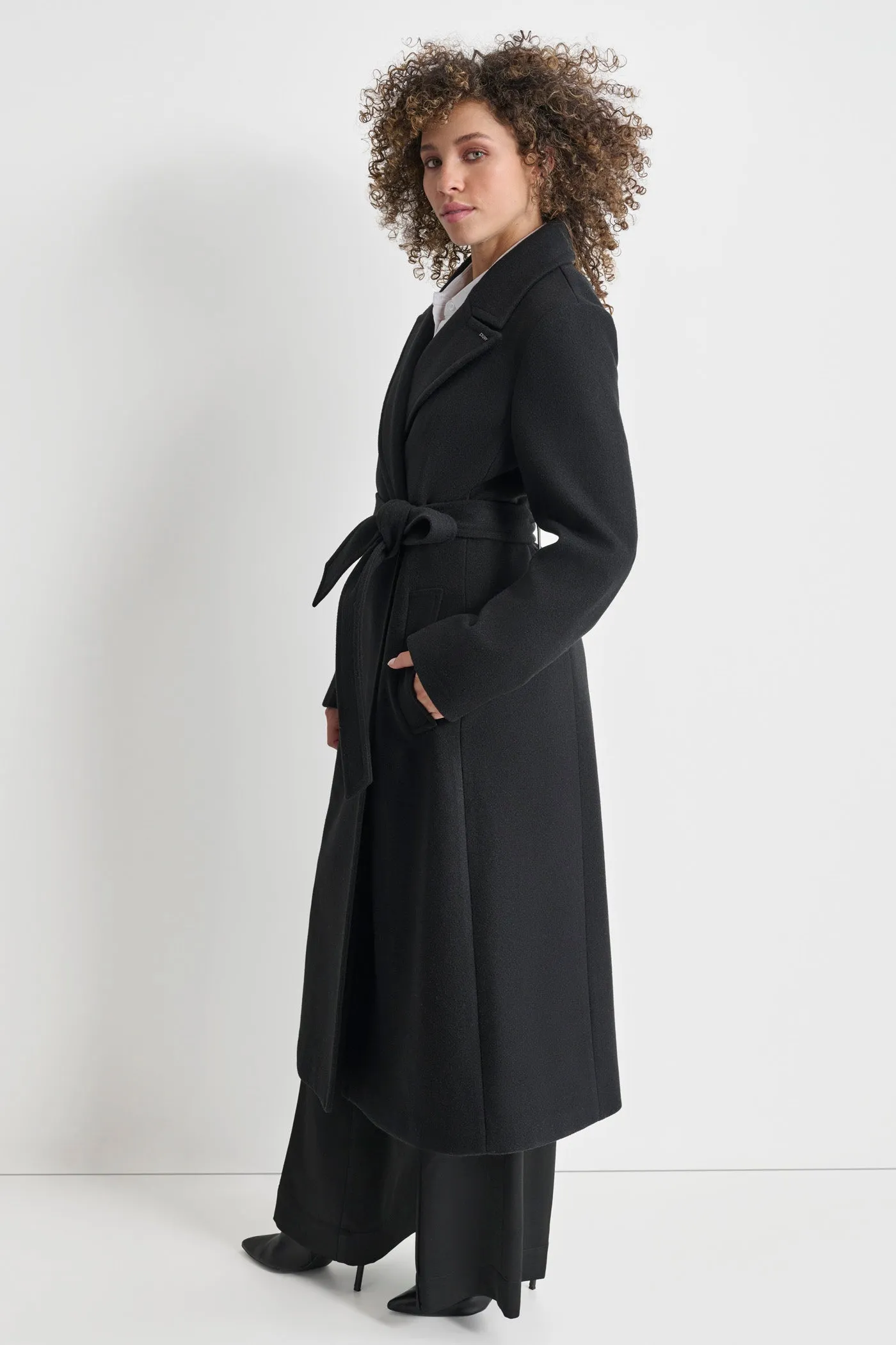 WOOL WRAP COAT