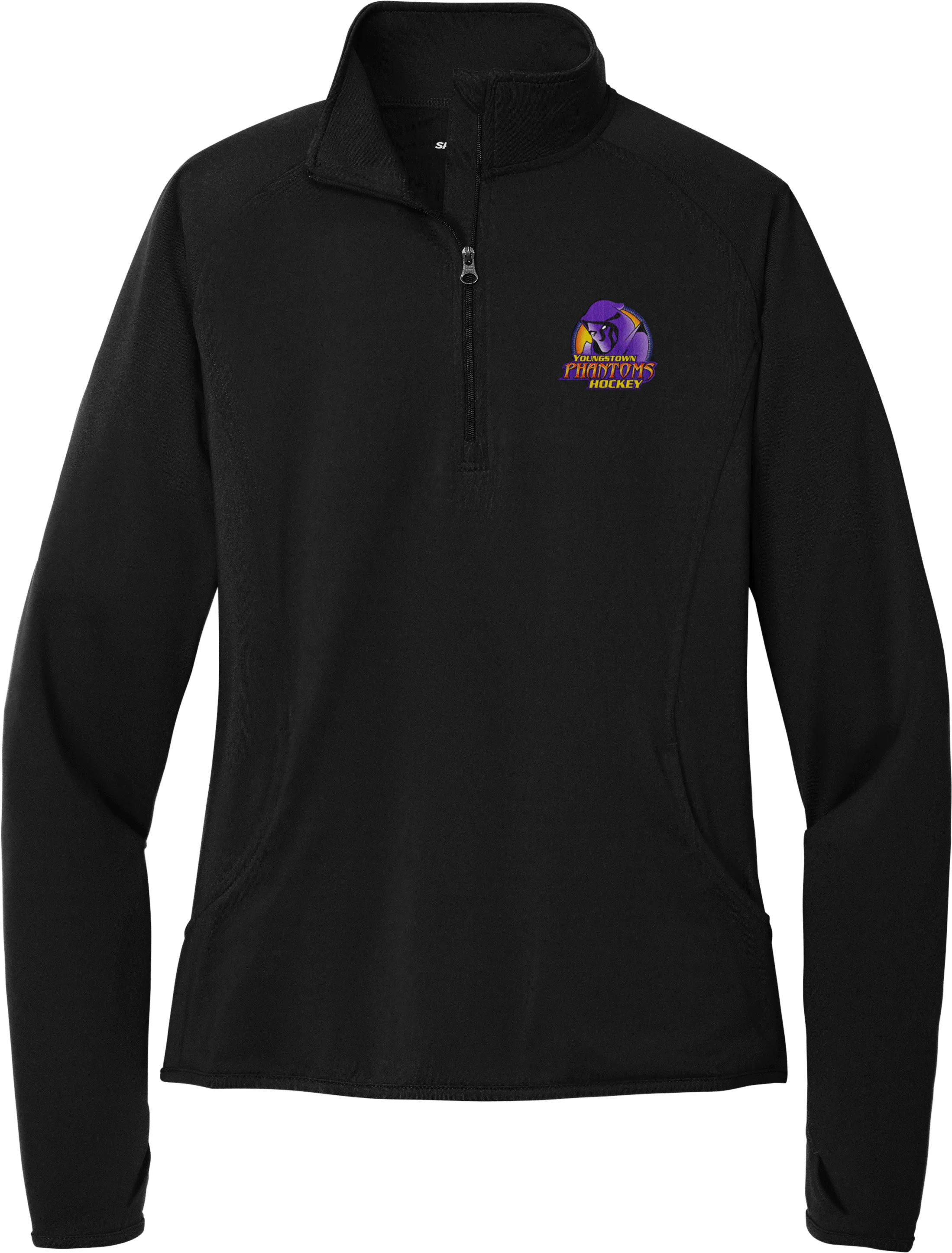 Youngstown Phantoms Ladies Sport-Wick Stretch 1/4-Zip Pullover