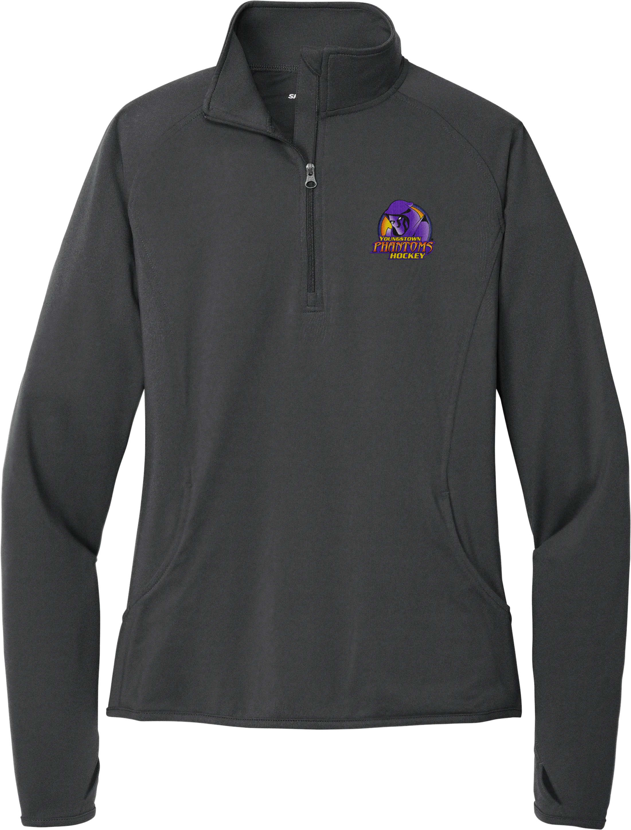 Youngstown Phantoms Ladies Sport-Wick Stretch 1/4-Zip Pullover