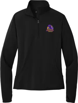 Youngstown Phantoms Ladies Sport-Wick Stretch 1/4-Zip Pullover